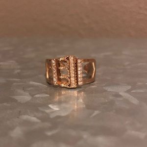 KEEP Rose Gold Charm Ring CROWN charm NOT Included